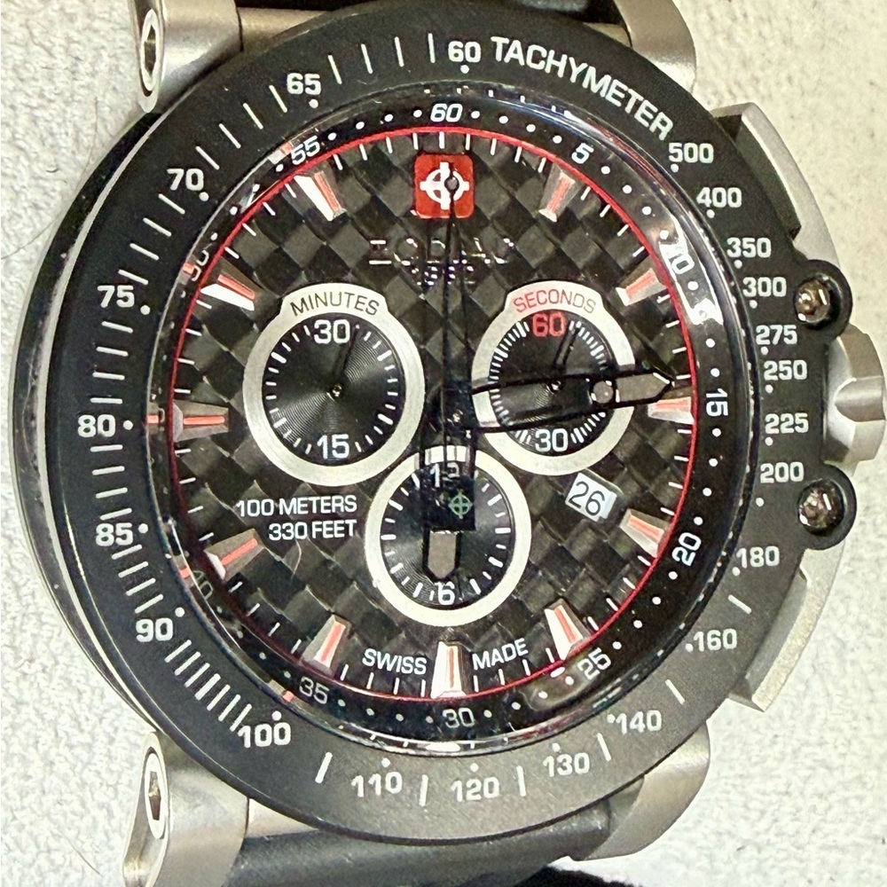Zodiac ZMX-02 Speed Dragon Chronograph Date Sport Men’s Watch - Picture 2 of 7